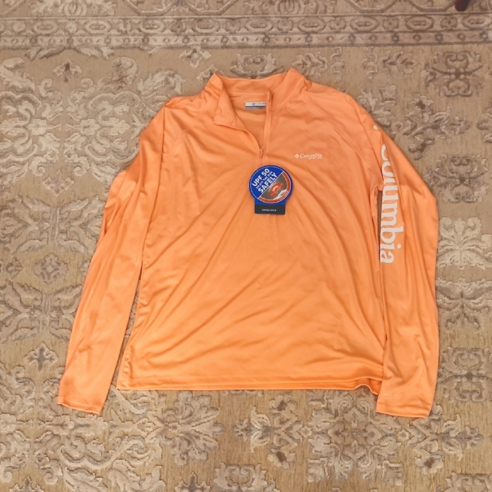 Columbia Orange Long Sleeve Shirt - NWT